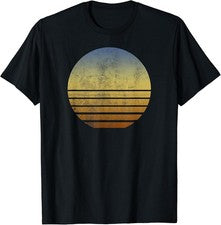 Camiseta Retro Sunset Surf para Hombres, Mujeres y Niños - Camiseta Estilo Años 70