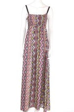 TER DE CARACTÈRE Maxi Dress Ethno Style I 46 = D 40 bordeaux off-white NEW