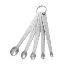 Juego de 5 cucharas medidoras de pizca con medición hornear cuchara medidora cuchara medidora cucharada de medición