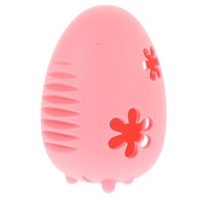 Estuche de belleza de silicona de viaje con soporte de esponja de maquillaje almacenamiento de soplo de polvo