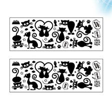 Lindas calcomanías extraíbles para decoración del hogar de 2 piezas de pegatinas de pared de sala de estar