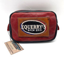 Bolso Cinturón Grande Unisex Rockstar Personalizado Cuero Rojo Negro Cremallera Equerry's Open 2021