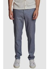 Pantalones chinos Carlton ajustados de cachemira y gris para hombre acero lino talla M estilo 6261P