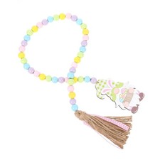 Cadena colgante cuentas colgantes madera creativa accesorios decorativos para el hogar