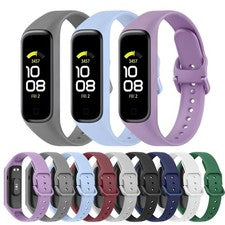 Correa de reloj deportivo de repuesto de silicona suave para Samsung Galaxy Fit 2 Reino Unido