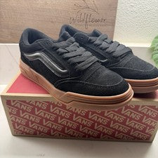 Zapatos de Skateboarding VANS Hylane Negros/Goma Para Hombre EE. UU. 8 Medianos (D) 9.5 Mujeres