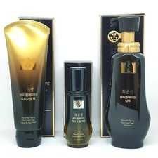 Hermoso set de cuidado de pérdida de cabello Ryo Hwayoon champú cuero cabelludo paquete de aceite para el cabello