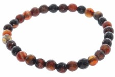 Achat mix facettiert Kugel Schmuck Stretch Armband 6mm 6S190 - individuelle Gr