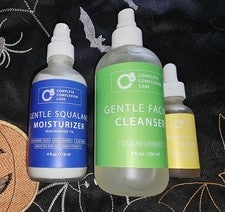 Crema hidratante completa para el cuidado de la tez, limpiador facial y suero para aliviar el enrojecimiento
