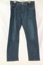 NUEVO CON ETIQUETAS Moda Jeans Para Hombre Clásicos Ajustados Pierna Recta Elastizados Talla 38 Five Pckt Jeans