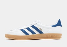 Adidas Originales Gazelle Interior Blanco/Azul Entrenadores-TODAS LAS TALLAS-Genuino-JS4146