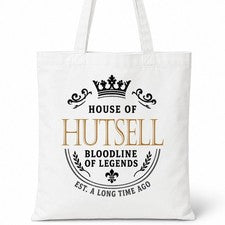 Bolso Shopper Casa Of Algodón Apellido Familiar HUTSELL