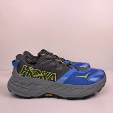 Zapato de Trail Running Hoka One One Speedgoat 7 Para Hombre Talla 10D Gris/Azul Muestra
