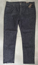 Pantalones de mezclilla Michael Kors Parker ajustados azul oscuro para hombre talla W38/L30 NUEVO