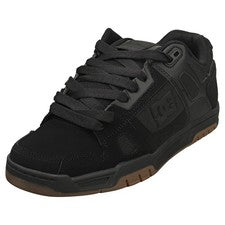 DC Shoes Ciervo Hombres Entrenadores de Skate en Goma Negra - 7 UK