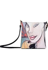 Bandolera Mujer, Cuero Imitación PU, Cierre de Cremallera, Bolso de Moda