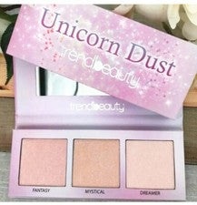 Paleta facial iluminadora trío polvo unicornio 3 piezas TRENDBEAUTY - ¡Envío rápido + regalo!