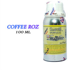 Aceite de perfume concentrado Coffee Roz Surrati, envasado de 100 ml, aceite Attar.