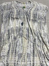 Vestido alto bajo para mujer Pineapples Designed In Hawaii extra pequeño blanco/gris