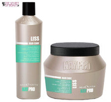 KayPro Liss Cuidado del Cabello Champú y Mascarilla Calmante para Cabello Efervescente e Indisciplina - Set