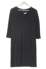 Hauber Jerseykleid Damen Freizeitkleid Viskose Grau Größe 38 Casual Elegant