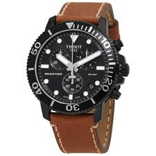 Reloj para hombre Tissot Seastar 1000 cronógrafo cuarzo esfera negra T1204173605100