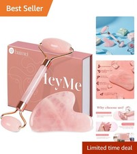 Revitaliza tu piel: rodillo de cuarzo rosa IcyMe y Gua Sha para una tez brillante