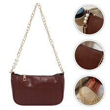 1 pieza Bolso de hombro para mujer Moda Bolso axila Dama Bolso de almacenamiento para hombros