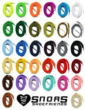 SNORS Cordones Planos Ancho 100-145cm 11-12mm Poliéster Cordón Zapatilla