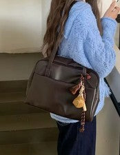 Bolso de hombro para mujer estilo coreano de gran capacidad versátil para axilas otoño”