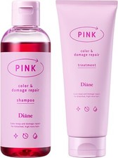 Diane Champú Reparador de Color y Daños Rosa 200 ml Reparación de Color de Cabello
