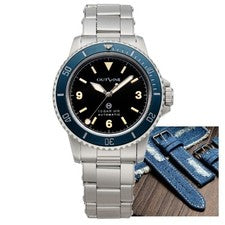 OUTLINE NAVY DIVER 369 Titanium TiCTAC YK20223 2 Kojima Jeans Strap