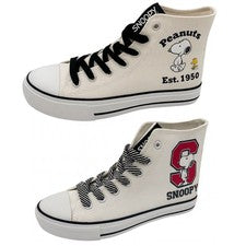 Zapatillas bajas Snoopy Peanuts Chuck blancas mujer talla 36, 37, 38, 39 nuevas
