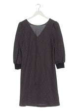 Vestido Max & Co. manga larga estampado integral negro marrón talla 38