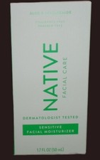 Crema hidratante facial sensible al cuidado facial nativa aloe vitamina B3 sin perfume 1,7 oz