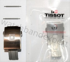 Original Tissot Racing-Touch T002520A Hebilla de cierre de acero para correa de goma