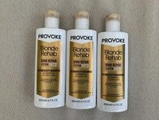 Lote 3 x Champú Fortalecedor Provoke Blonde Rehab Bond Repair System N°2 200 ml