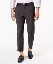 Pantalones Cortos Elastizados ALFANI Negros Cintura Elástica con Cremallera Moda Para Hombres 36 $69.50