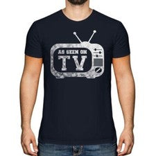 As Seen On TV Camiseta Estampada para Hombre Humor Regalo CCTV Nuevo Moda Ropa