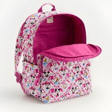 Mochila grande Vera Bradley Disney Essential juguetona Mickey y sus amigos rosa nueva con etiquetas