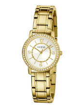 Reloj Guess Original Oro Con Cristales GWO468L2