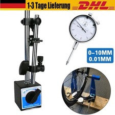 Trípode de medición magnético con reloj de medición abrazadera central soporte de reloj de medición base magnética 0-10 