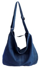 Bolso de Hombro YunZh Denim para Mujer, Estilo Informal Ligero Clásico Retro Tr...