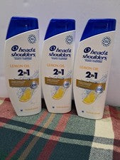 Head & Shoulders 2 en 1 Champú Aroma Aceite Limón + Acondicionador 12.5 OZ Lote de 3
