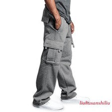 Pantalones deportivos G-Style EE. UU. para hombre de peso pesado polar de carga con bolsillo