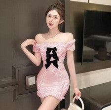 Mujer 2024 Nuevo Moda Francesa Nudo Mariposa Encaje Fresco Dulce Lindo Vestido Corto