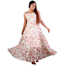 Vestido columpio estampado sin mangas cuello cuadrado de encaje talla L-5XL de moda para mujer