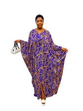 Mujer Moderno Inspirado en África Moda Algodón Todo el Día Ocasión Fiesta Talla Única