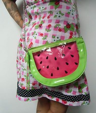 Bolso Funda Original Kawaii Harajuku Sandía Transparente Pinup Moda