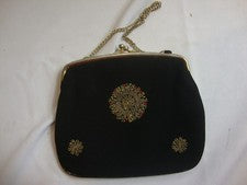 Cartera de mano pequeña con cierre negro para mujer diseño geométrico bolsa de almacenamiento nueva